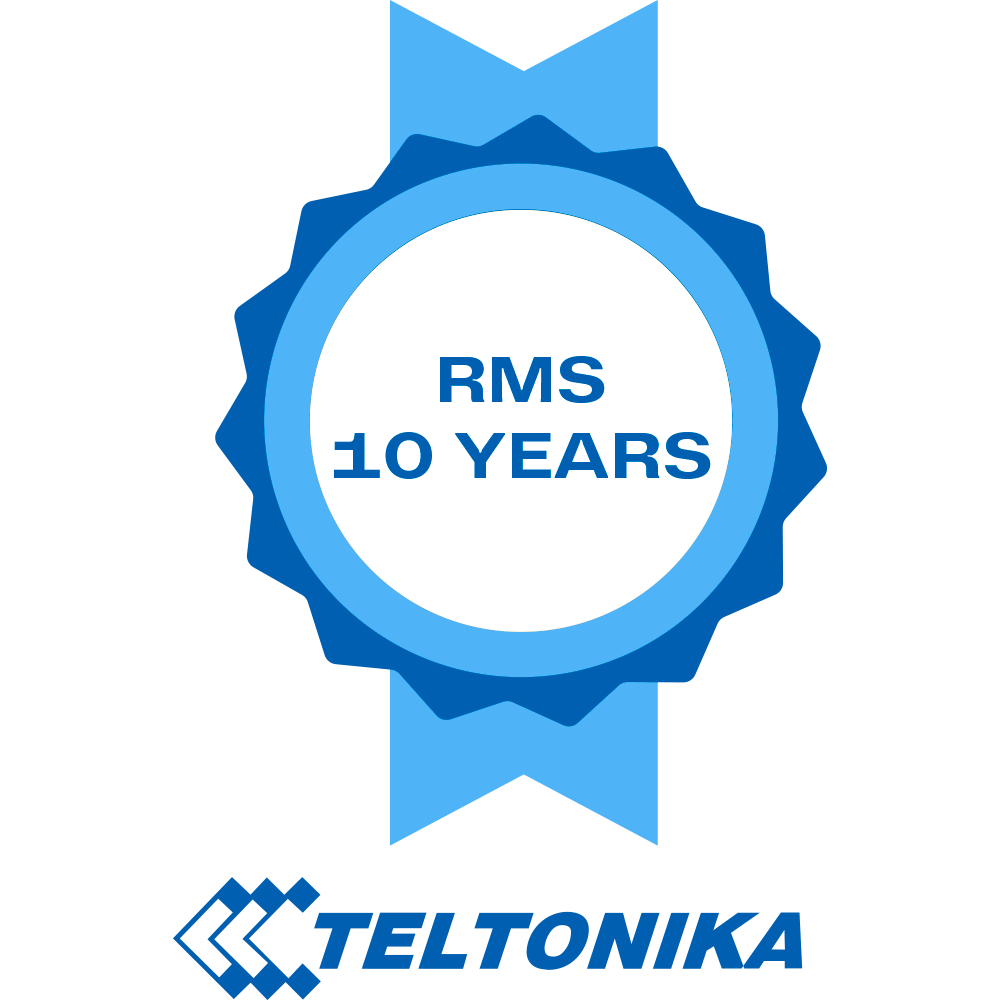 (TK-RMS-10Y) Licences de la plateforme Teltonika RMS - Pack de 10 années de licence - Surveillance à distance des dispositifs Teltonika - Configuration à distance du routeur Teltonika - Gestion Telnet / SFTP / SSH / HTTP / HTTPS - 1 licence permet de gérer 1 dispositif - 10 années