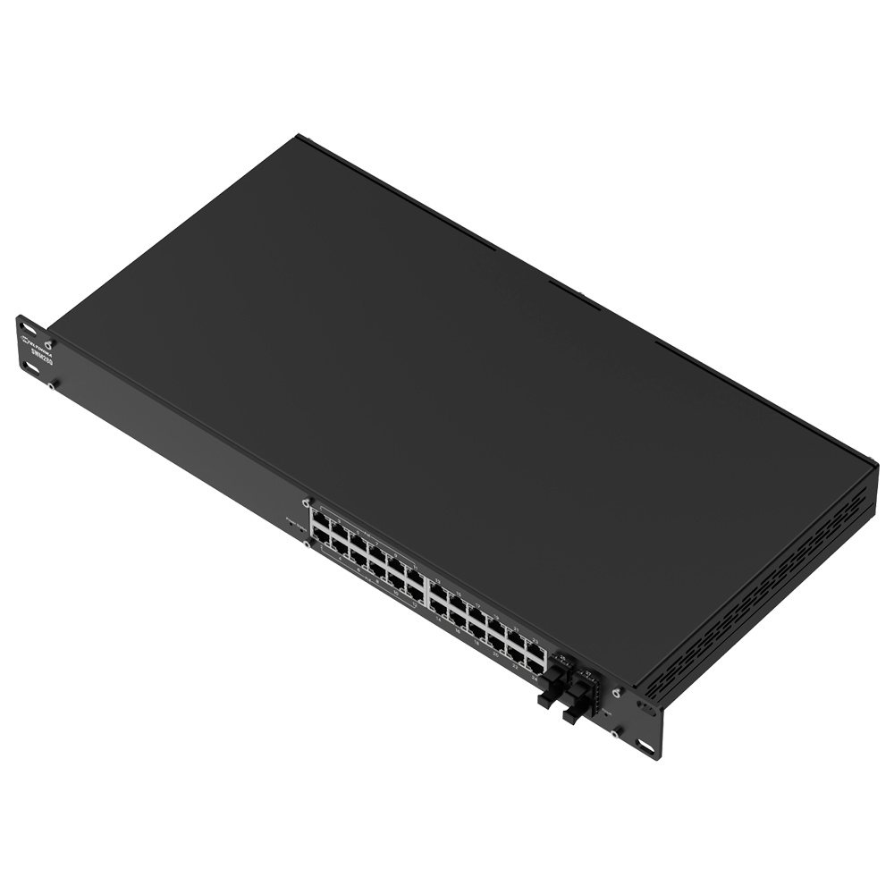 (TK-SWM280) Teltonika Switch PoE Gigabit Capa 3 - 12 x PoE  +12 x Rj45 + 4 SFP - 30W por puerto 802.3af/at  / Máximo 300W - DHCP/VLAN/STP/RSTP/MRP/ACL/QoS/SNMP - Licencia de gestión RMS  (2 años incluida) - Enrackable