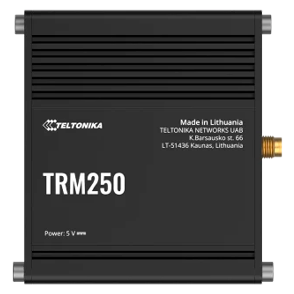 (TK-TRM250) Teltonika Módem LTE Industrial - LTE Cat-M1/NB-IoT/EGPRS - Conector Micro USB - Diseño Compacto