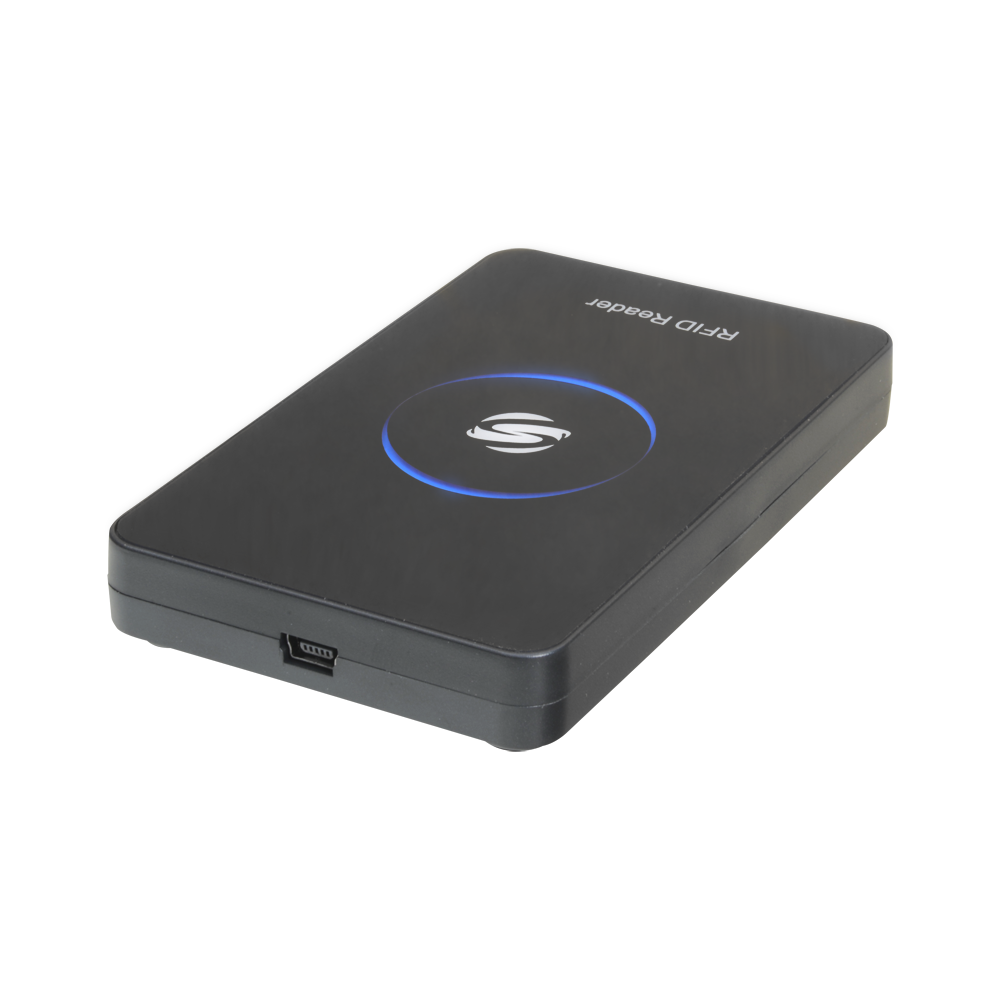 (UHF-USB-READER) Lecteur de cartes USB - Haute fréquence UHF 902 ~ 928 MHz - Communication USB - Simulation de clavier - Plug &amp; Play - Adapté aux logiciels de contrôle d'accès