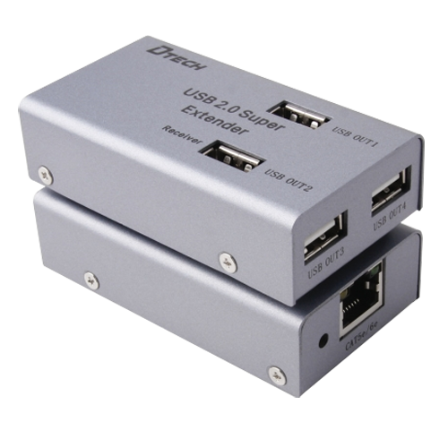 (USB-EXT-4) Prolongateur de signal USB - Portée 50 m - Autorise les connexions 1:1