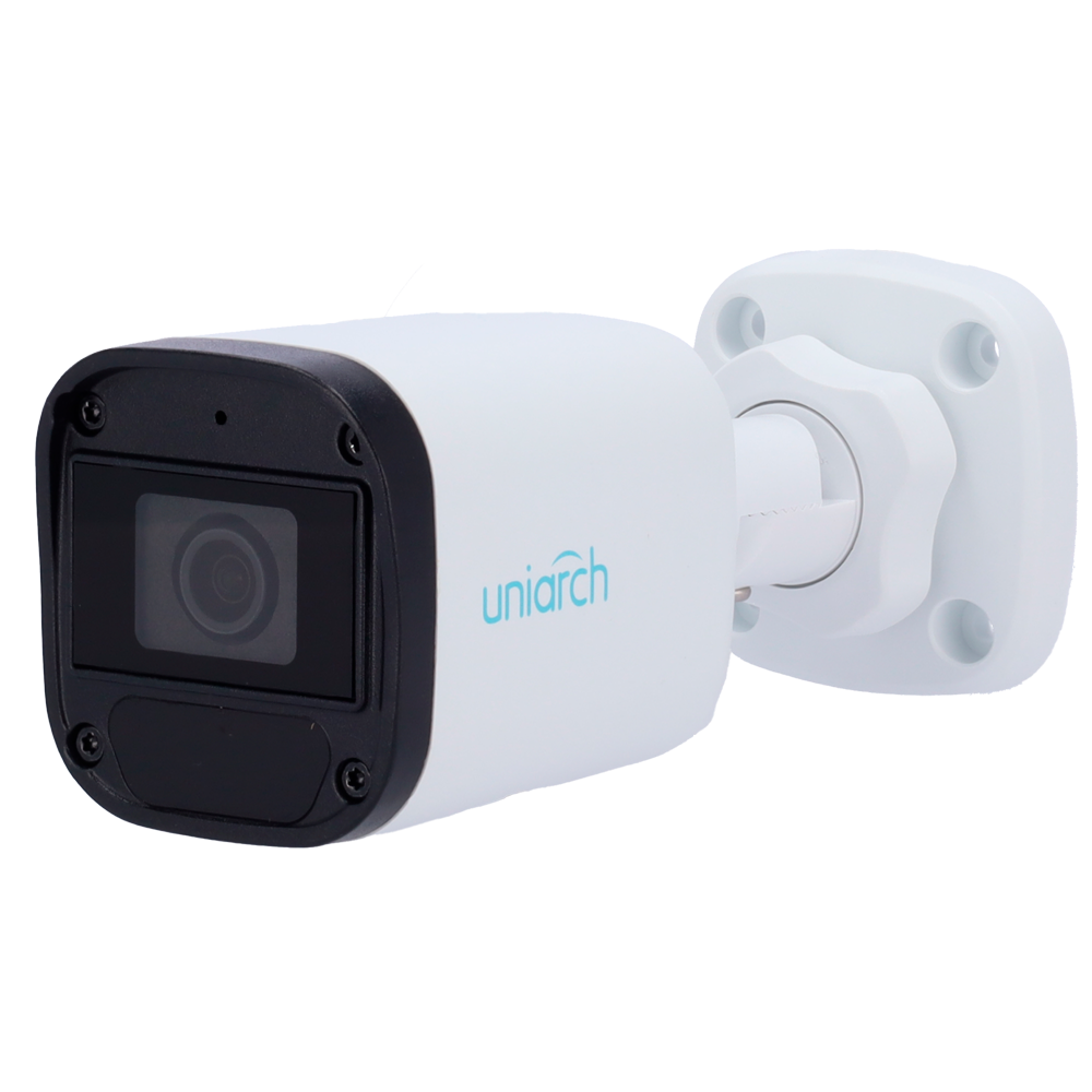 (UV-IPC-B124-APF28K) Caméra IP 4 Megapixel - Gamme Uniarch - 1/3" Progressive Scan CMOS - Objectif 2.8 mm - IR LEDs Portée 30 m - Interface WEB, CMS, Smartphone et NVR