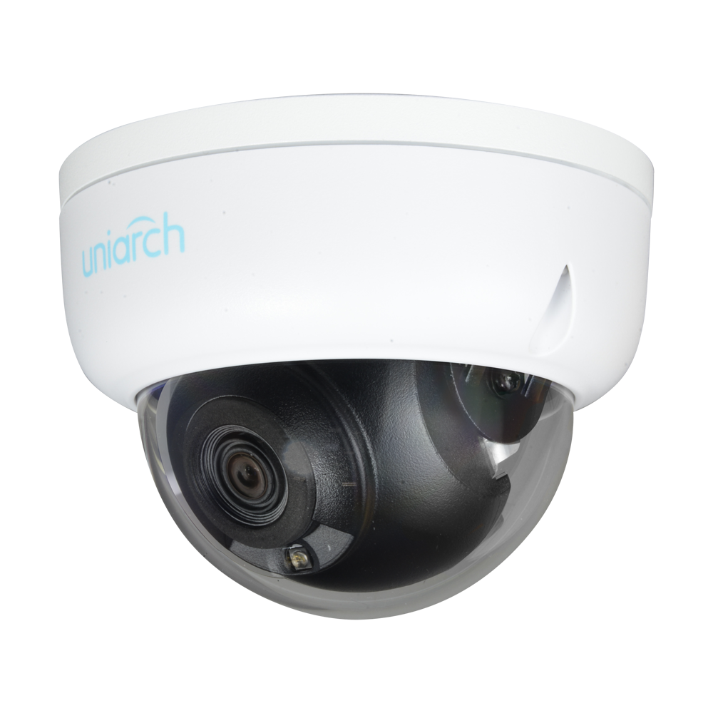 (UV-IPC-D125-PF28) Caméra IP 5 Megapixel - Gamme Uniarch - 1/3" Progressive Scan CMOS - Objectif 2.8 mm - IR LEDs Portée 30 m - Interface WEB, CMS, Smartphone et NVR