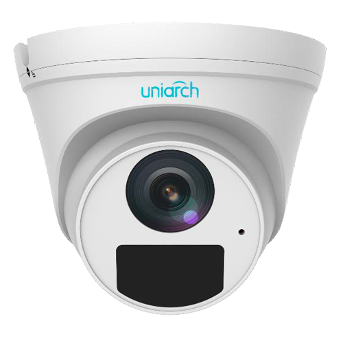 [UV-IPC-T124-APF28K] (UV-IPC-T124-APF28K) Caméra IP 4 Mégapixel Uniarch - 1/3" Progressive Scan CMOS - Objectif 2.8 mm - IR LEDs Portée 30 m - Microphone intégré | Emplacement MicroSD  - Étanche IP67