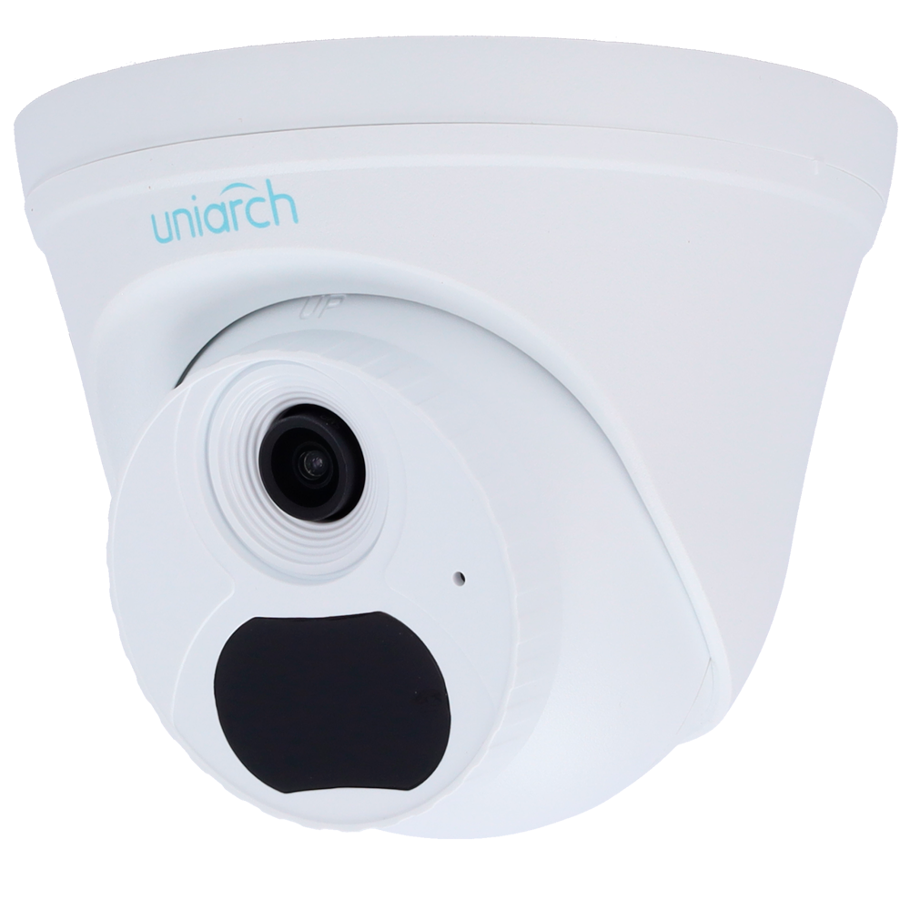(UV-IPC-T134-AF28-ECO) Caméra IP Turret | Uniarch - 4 Mpx | Objectif 2.8 mm  - IR Portée 30 m - 1/3.0" Progressive Scan CMOS - PoE | UMD | DWDR - Microphone intégré | ONVIF