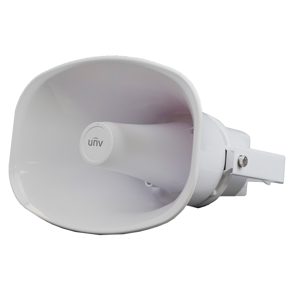 (UV-IPS302030-S) Haut-parleur à compression Uniview 30 W - Compatible transmission NVR Uniview - PoE | 130 dBSPL | -37 dBV/Pa | Alarme - IP66 | Interface web