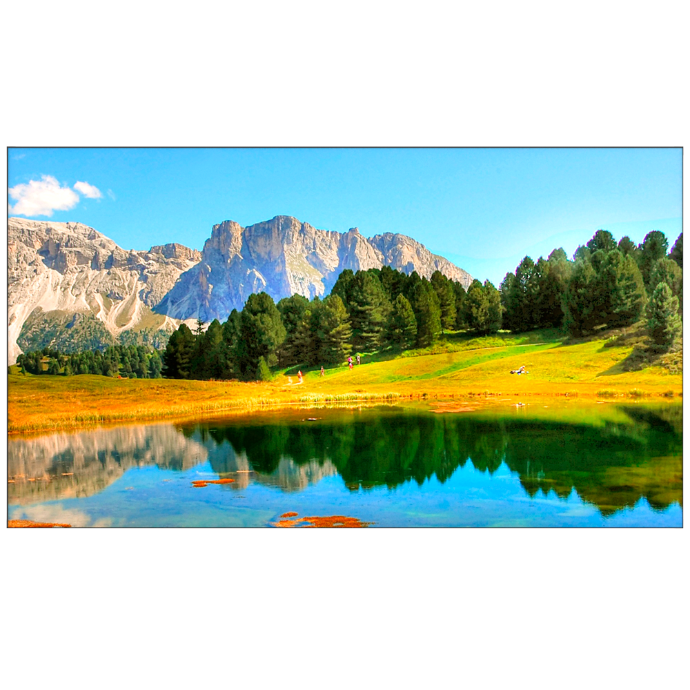(UV-MW-A55-B1-E) Moniteur mur d'images 55" - Résolution FHD - Luminosité 450 nits - Cadre 3,5 mm (A-A) - Fonctionnenent 24/7 - Orientation horizontale