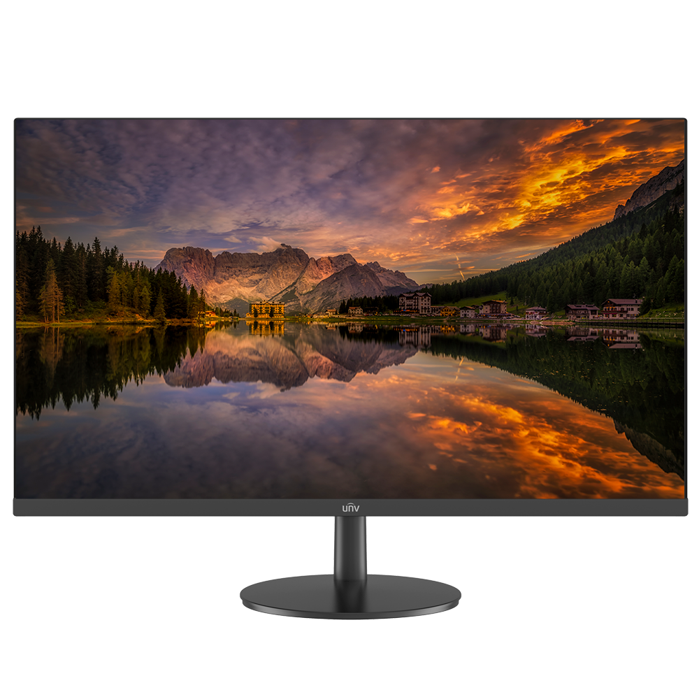 (UV-MW-LC27-B) Moniteur LED 27" Full HD - Conçu pour la vidéosurveillance - Format 16:9 - 1xHDMI, 1xVGA - Résolution 1920x1080 - Soporte VESA 75x75 mm