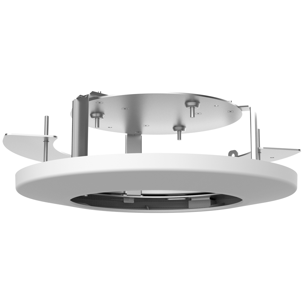 (UV-TR-FM180-IN) Support encastrable - Pour caméras dôme - Montage au plafond - Couleur blanche - Passage de câble