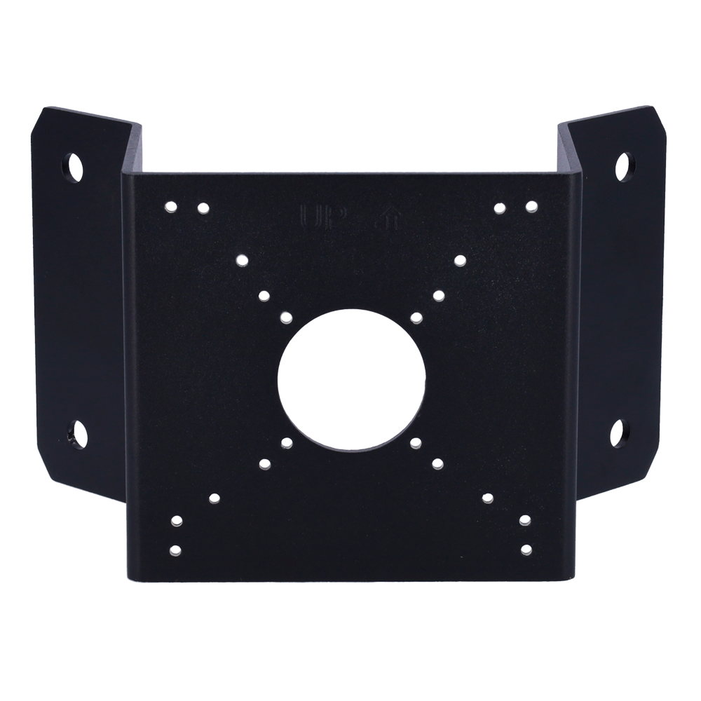 (UV-TR-UC08-C-BLACK) Support angle - Pour les caméras Bullet et les caméras dômes - Adapté pour une utilisation extérieure - Couleur noir - Passage de câble - 116 mm (H) x 127(An) x 137 (P) mm