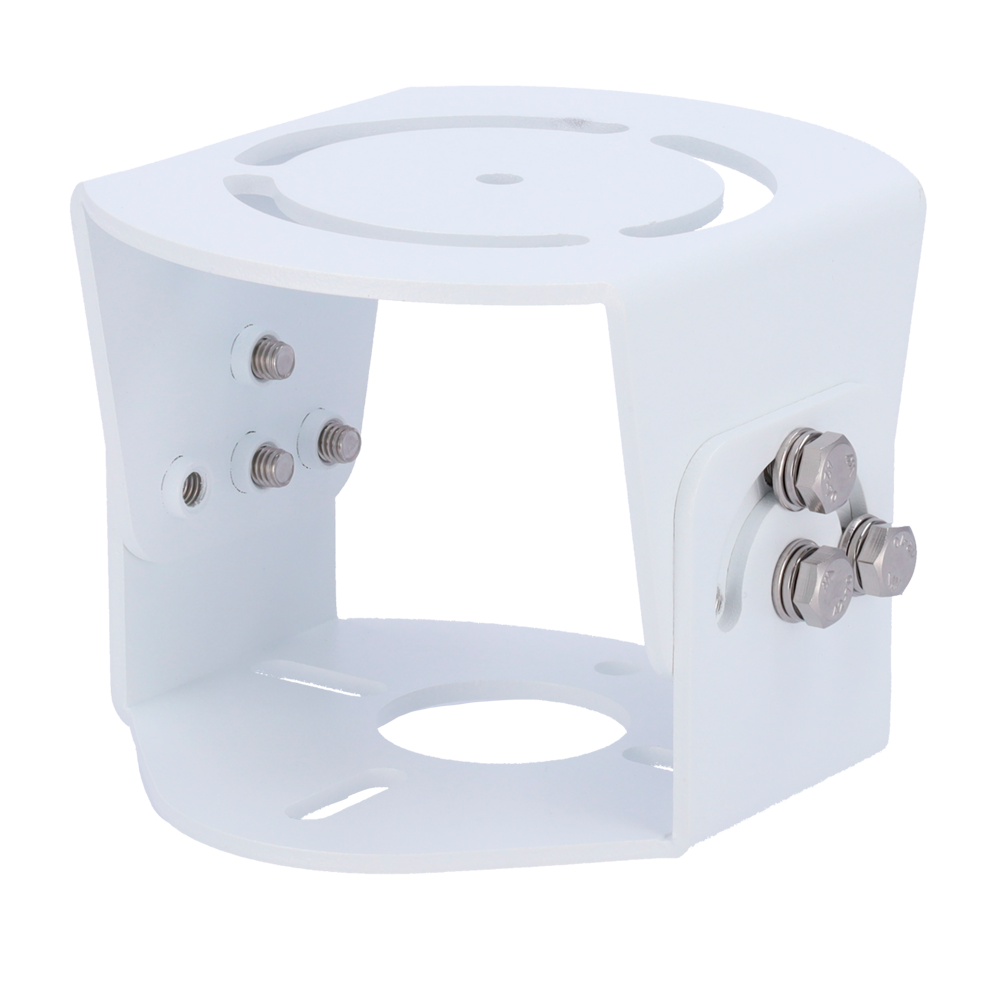(UV-TR-UV06-C-IN) Support de poteau - Pour les caméras 2D - Convient pour un usage intérieur/extérieur  - Couleur blanche - 117 x 101 x 83 mm