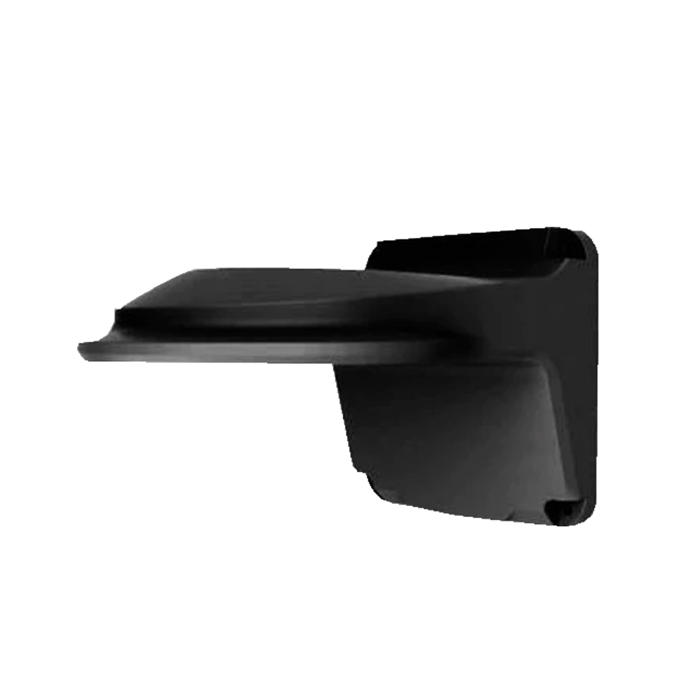 (UV-TR-WM03-B-IN-BLACK) Support mural - Pour caméras dôme - Adapté pour une utilisation extérieure - Couleur noir - Passage de câble - 126 mm (H) x 126 (L) x 233 (Pr) mm