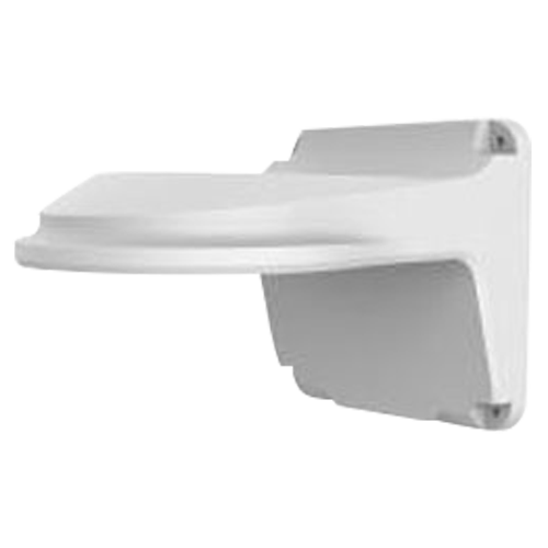 (UV-TR-WM03-D-IN) Support mural - Pour caméras dôme - Adapté pour une utilisation extérieure - Couleur blanche - Passage de câble - 126 (H) x 126 (L) x 183 (Pr) mm