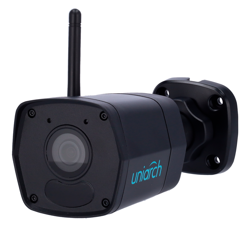 (UV-UHO-B1R-M2F3-BLACK) Caméra IP  2  Mégapixel WiFi - Gamme Uniarch - 1/2.9" Progressive Scan CMOS - Objectif 2.8 mm - IR LEDs Portée 30 m - Wifi IEEE802.11b/g/n