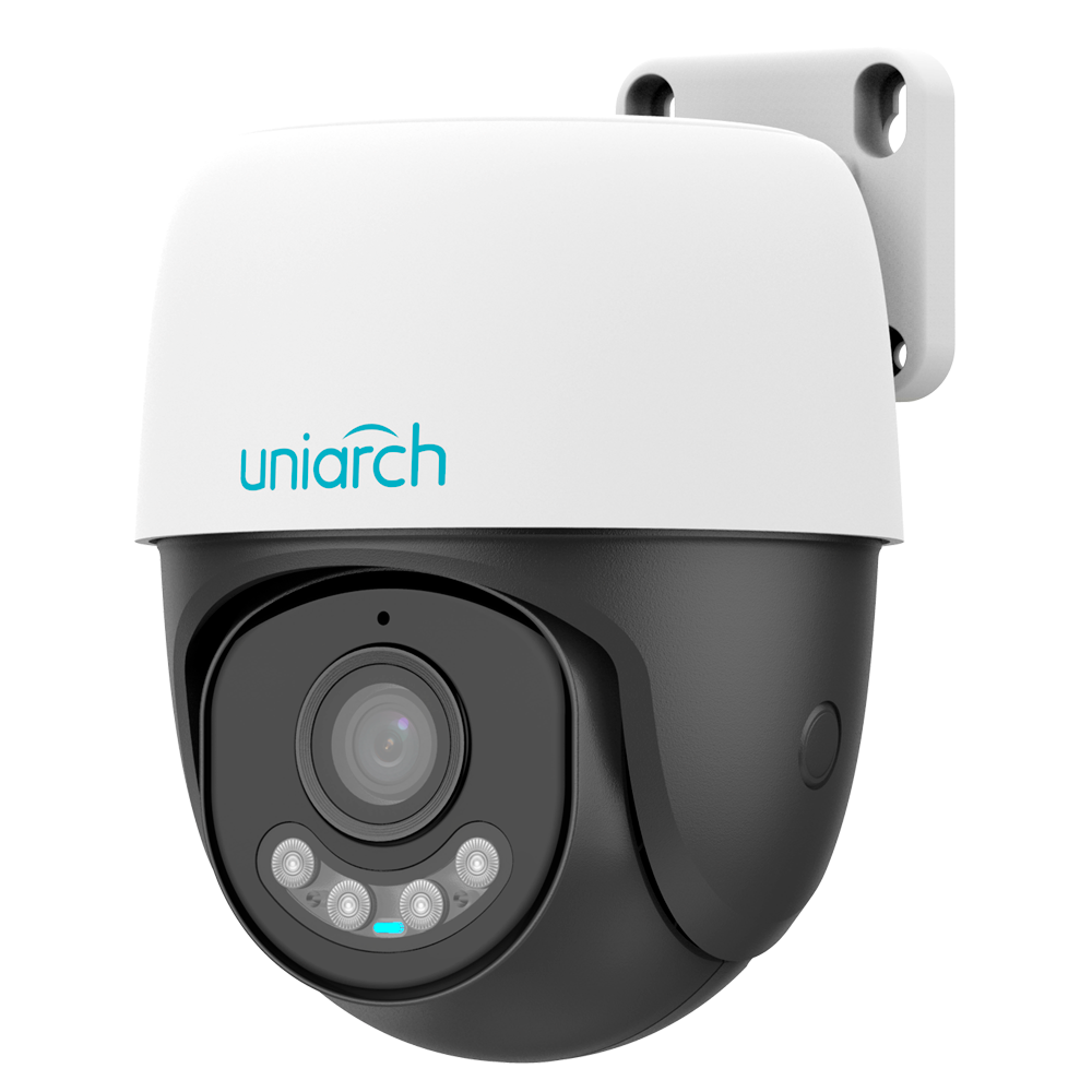 (UV-UHO-P2A-M3F4D) Caméra dôme IP Uniarch  - 3 MP | Objectif 4 mm | microSD 512 Go - Auto Tracking - IR 30 m | Lumière blanche 10 m | DWDR - Wi-Fi | Microphone | Haut-parleur | IP66