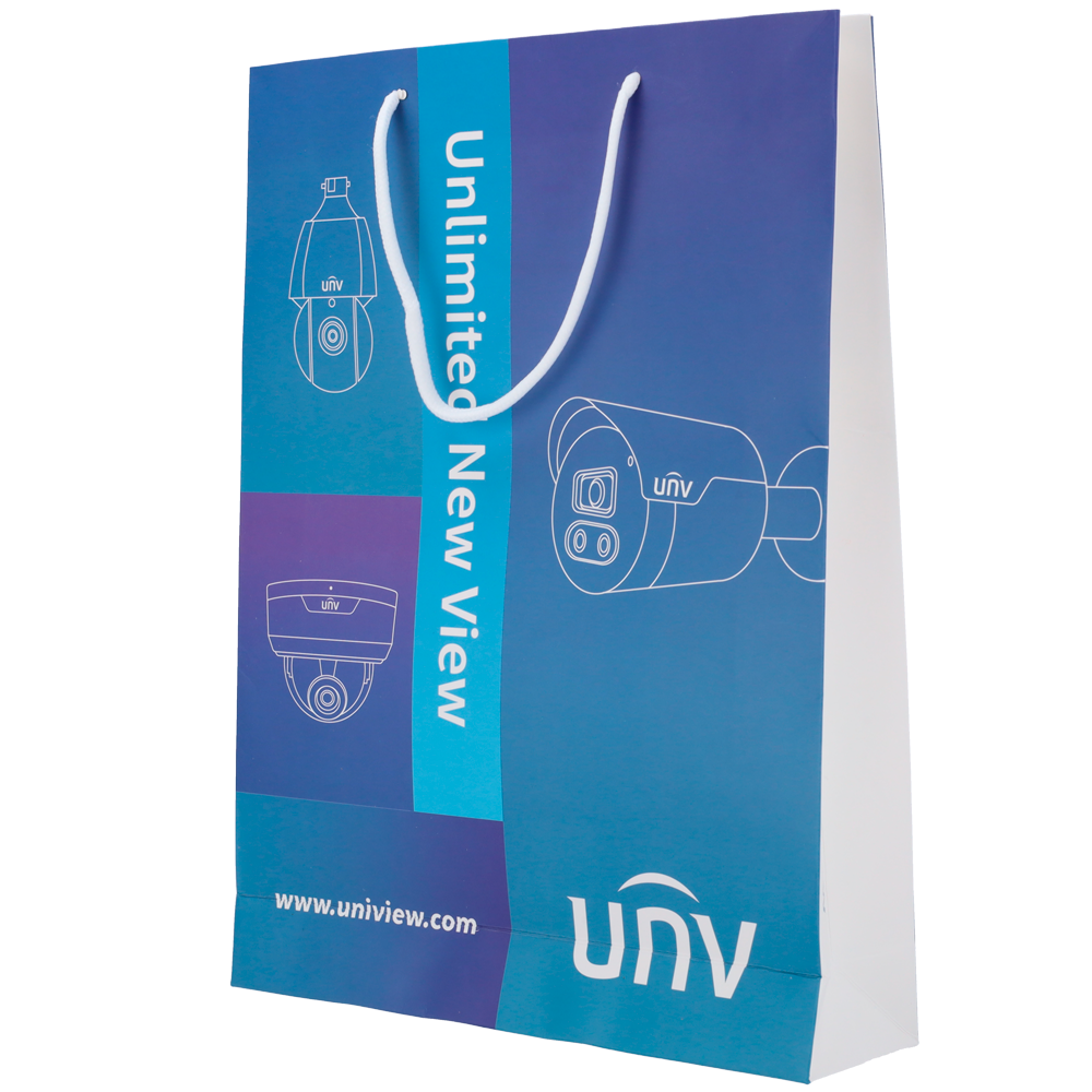 (UV-UNI-BAG) Uniarch - Sac - Carton laminé -  Couleur bleu/blanc