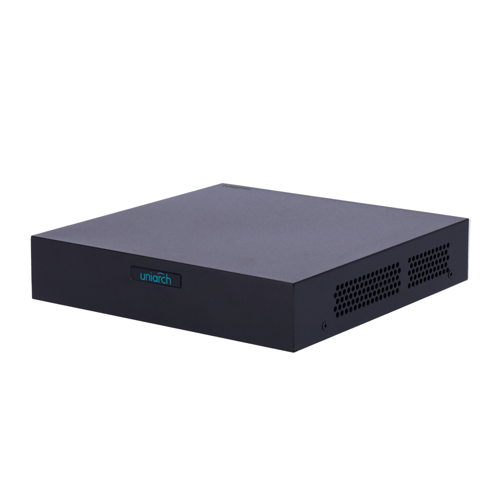 (UV-XVR-104F) XVR Uniarch 5 dans 1 - Uniarch | UMD - 4 CH HDTVI / HDCVI / AHD / CVBS + 2 extra IP - Supporte 1 disque dur jusqu'à 6TB - Résolution maximale 2 MP analogique - Résolution maximale 6 MP IP