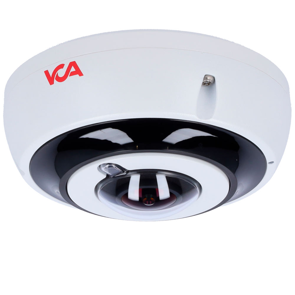 (VCA-IPAi259-FR) VCA Technology - modelo VCA-IPAi259-FR, gama IPAi - Cámara IP Fisheye 4K IR AI - Resolución 4K lente 1.5mm. IR 25m. - Analítica de video VCA (deep learning opcional) - Compatible ONVIF perfil S/T/M, NDAA, IK10, IP67