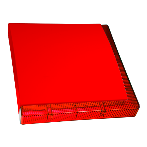 (VEGA-FIRE) Sirène d'incendie pour extérieur - Certifié EN 54-3 - Puissance sonore max. 92 dBA - Flash de 1 barres de LED de signalisation - Lumière rouge - Alimentation 24VDC