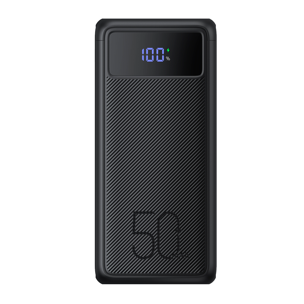 (VG-W5001C) Batterie externe VEGER avec écran LCD - Capacité 56000mAh - Entrée USB-C, Lightning - Sorties 2x USB-C, 3x USB-A - Charge 5 dispositifs à la fois - Charge rapide 130W | Lampe de poche et boussole