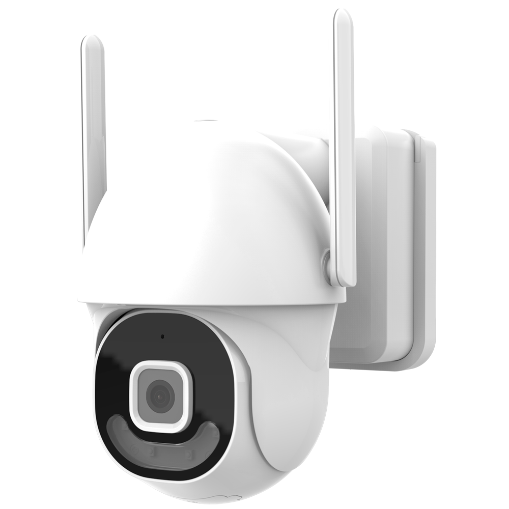 (VH-PT826) VicoHome Exterieur PT 3Mpx Wi-Fi - Déplacement à distance / Autotracking - H.265 / Objectif 4mm 89° - IR 7 m / LED blanche - Audio / Sirène / Emplacement SD 128GB - App VicoHome et Cloud / Alexa