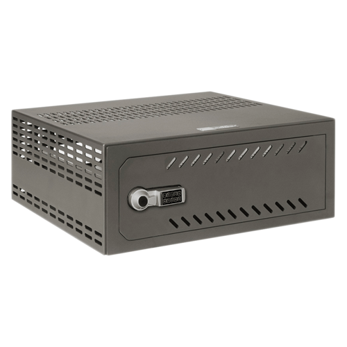 (VR-110E) Coffre-fort pour DVR - Spécifique pour CCTV - Pour DVR de 1U rack - Serrure électronique - avec ventilation et passage de câble - Qualité et résistance