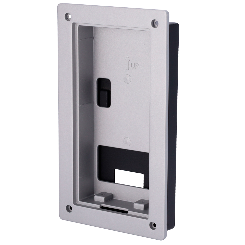 (VTM116) X-Security - Boîte d'enregistrement pour XS-V3221E-IP - Un module - 223mm (H) x 121mm (La) x 33mm (Pr) - Fabrication en allliage d'aluminium - Connexion polvalente avec orifices de connexion