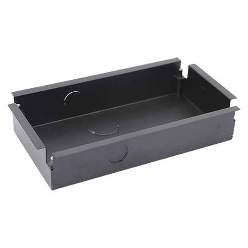 (VTOB111) Boîte de jonction - Specifique pour Portier videos - Compatible avec XS-V2000E-M(X) - Double module - 255mm (H) x 143mm (La) x 51mm (Pr) - Fabriqué en acier/ Necessite XS-VF002