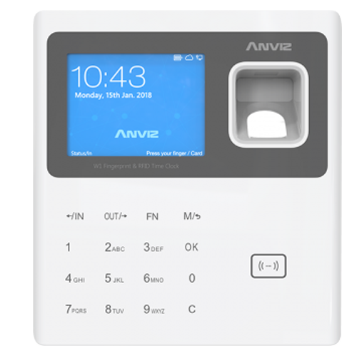 (W1-PRO) Pointeuses - Empreinte digitale, carte EM et PIN - 3.000 enregistrements | 100.000 registres - TCP/IP, WiFi et USB - 2.8" TFT | 8 Modes de présence - CrossChex