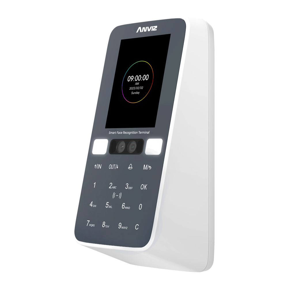 (W3) Contrôle d´accès et de présence - Facial, carte EM et PIN - 200 utilisateurs | 100.000 registres - TCP/IP et WiFi - 2.8" TFT | Contrôleur intégré - CrossChex