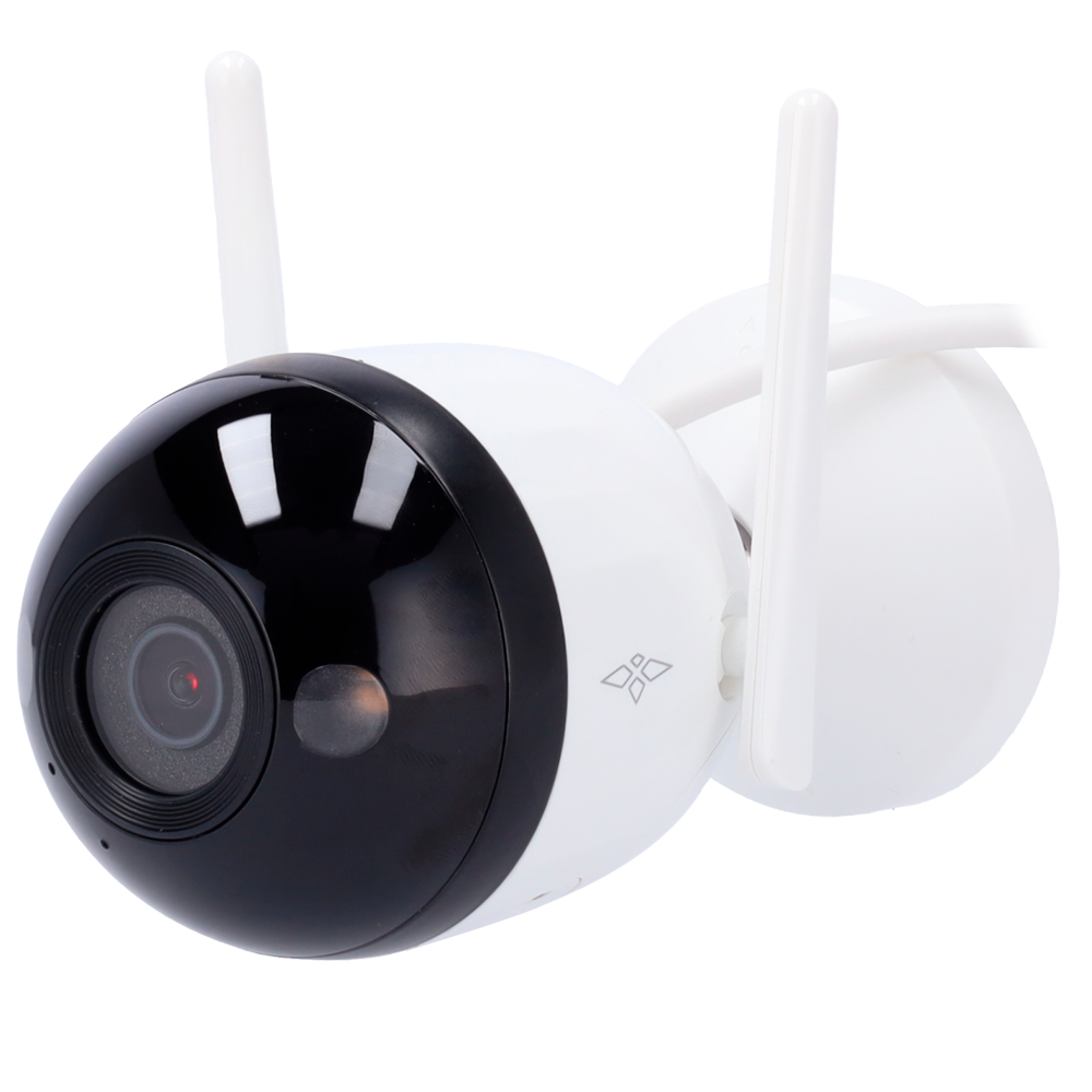 (XS-IPB025S-4PW-TIOC) Caméra IP 4Mpx gamme PRO - Portée de Smart Dual Light 30m | Dissuasion active - Objectif 2.8 mm - IA: détection et classification des personnes - Microphone et haut-parleur : MicroSD - Wi-Fi IEEE802.11b/g/n | Waterproof IP67