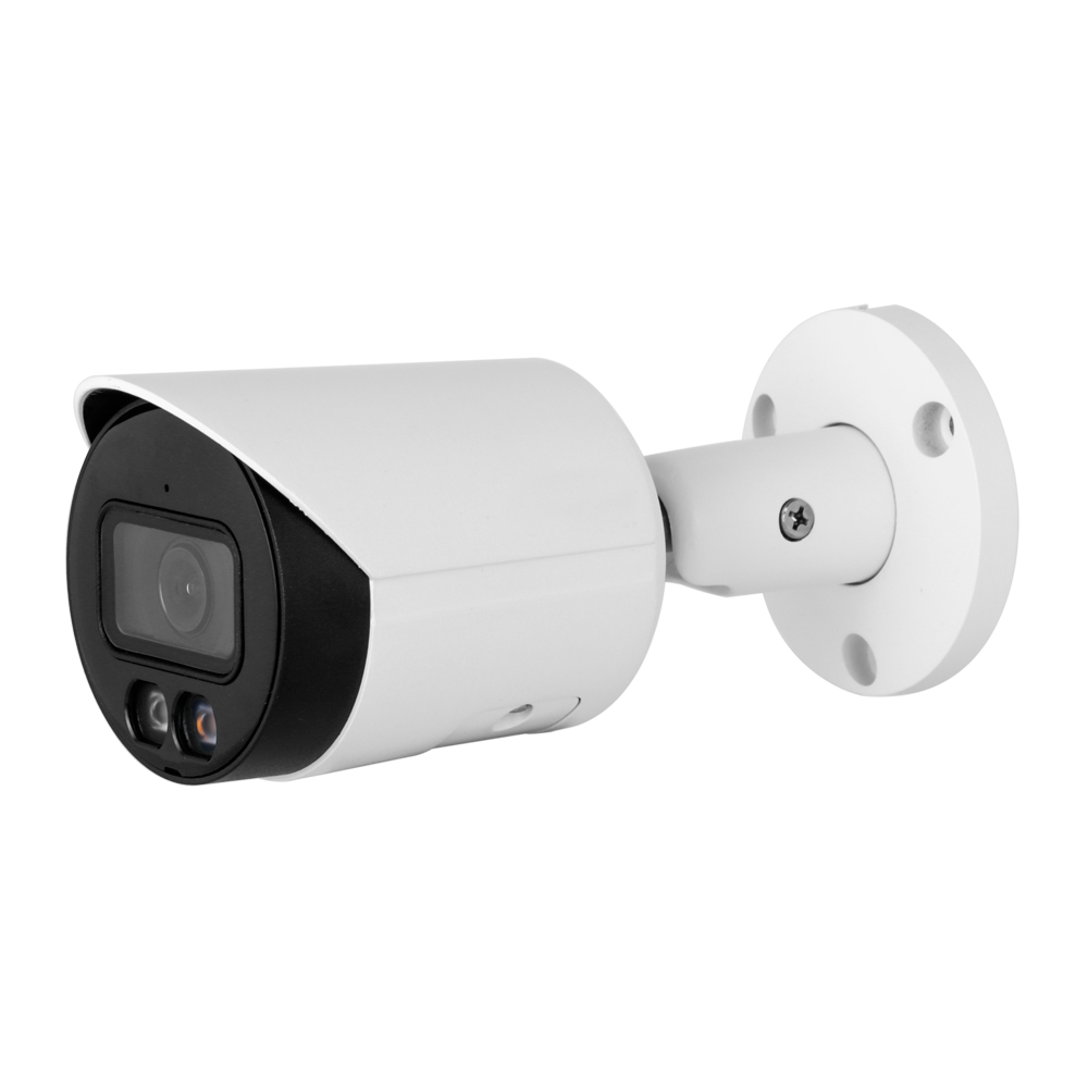 (XS-IPB225-4PS-FC-AI) Caméra IP Bullet 4 Mégapixel Gamme Pro - 1/3” Progressive Scan CMOS - Compression H.265+/H.265/H.264+/H.264 - Objectif 2.8 mm / Portée des LED 30 m - WDR | Microphone intégré - Fonctions Intelligentes