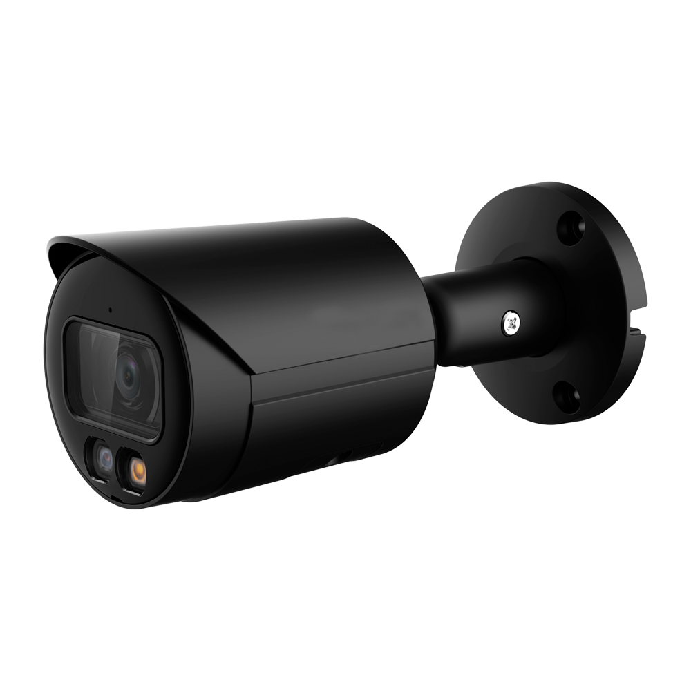 (XS-IPB225-4PS-FC-AI-BLACK) Caméra Bullet IP 4 Mégapixel NOIR - 1/3” Progressive Scan CMOS - Compression H.265+/H.265/H.264+/H.264 - Objectif 2.8 mm / Portée des LED 30 m - WDR | Microphone intégré - Fonctions Intelligentes