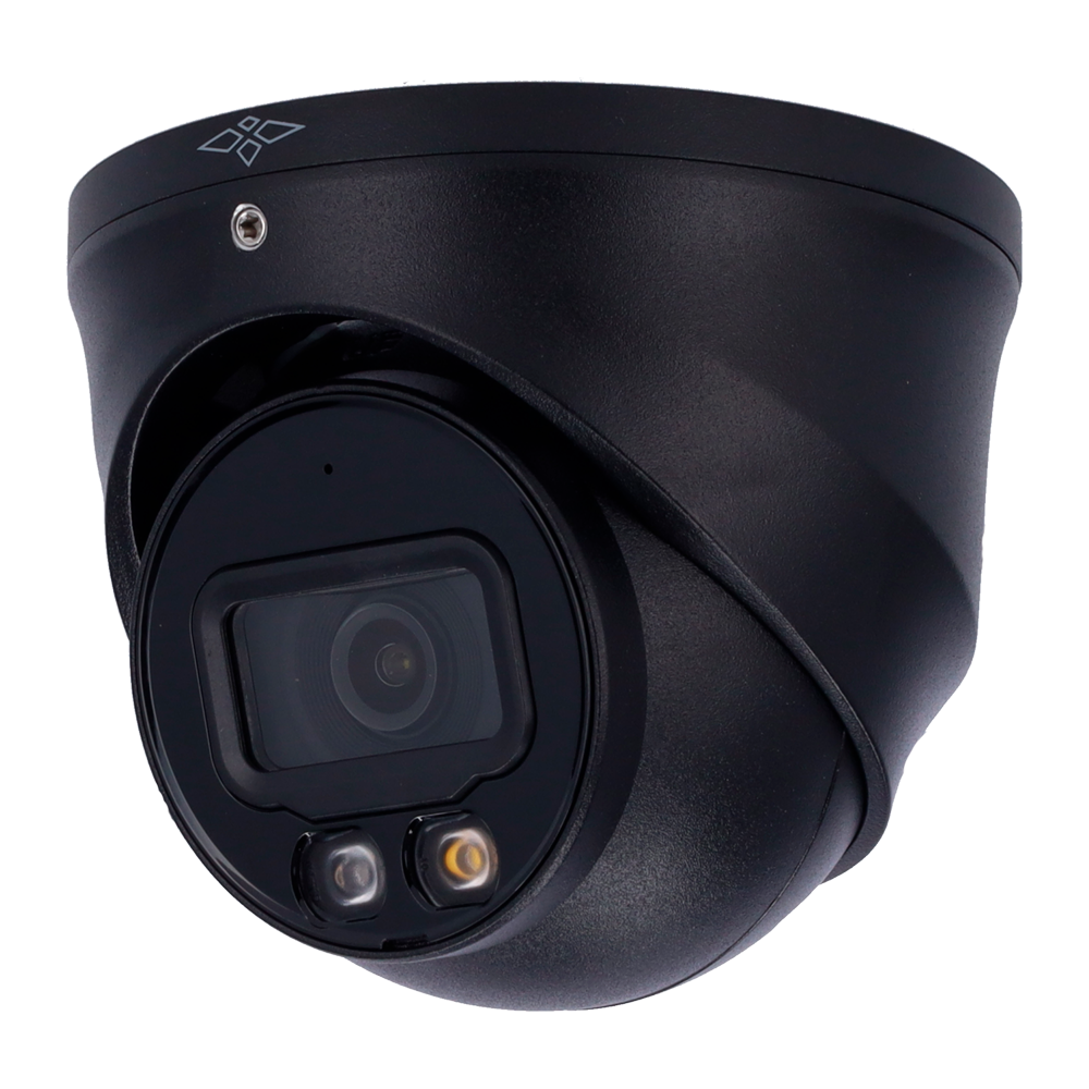 (XS-IPB225-4U-FC-AI-BLACK) Cámara Turret IP X-Security WizSense Noir - 4 Megapixel  (2688 × 1520) - Objectif 2.8 mm  - PoE | H.265+ - Microphone intégré | Micro SD jusqu'à 256GB - Fonctions intelligentes : double éclairage intelligent