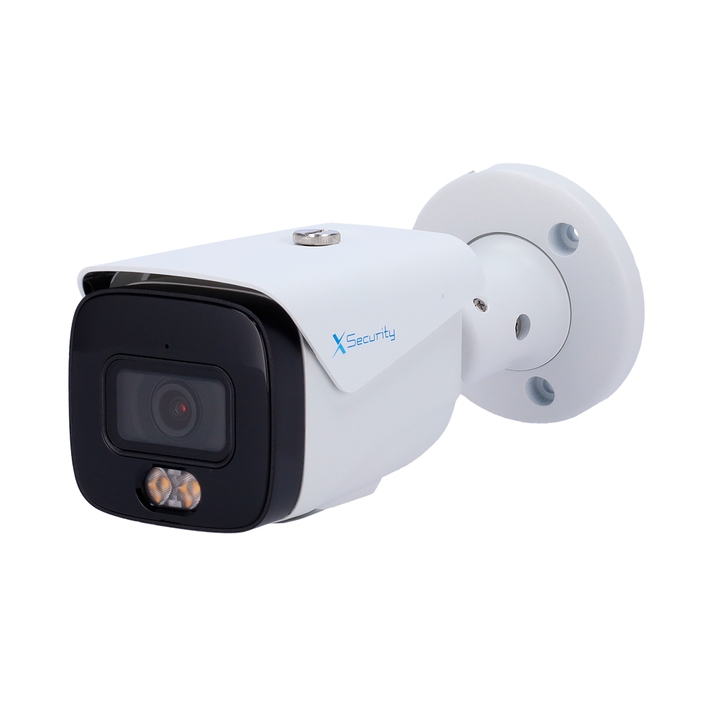 (XS-IPB628A-4U-DL-WIZ) X-Security Cámara IP Bullet - 4 Megapíxel  (2688x1520) - Lente 2.8mm - WDR 120dB | Dual Light(IR 50m y Luz Blanca 50m) - WizSense, con clasificación de humano y vehículo - MicroSD 512GB | IP67