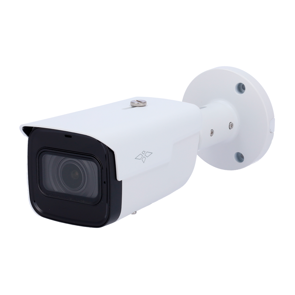 (XS-IPB830ZW-8P-AI) Caméra Bullet IP X-Security - 8 Mégapixel (3840 × 2160) - Objectif 2.7–13.5 mm / Portée des LED 60 m - WDR 120 dB | Microphone intégré - PoE | H.265+ - Fonctions intelligentes