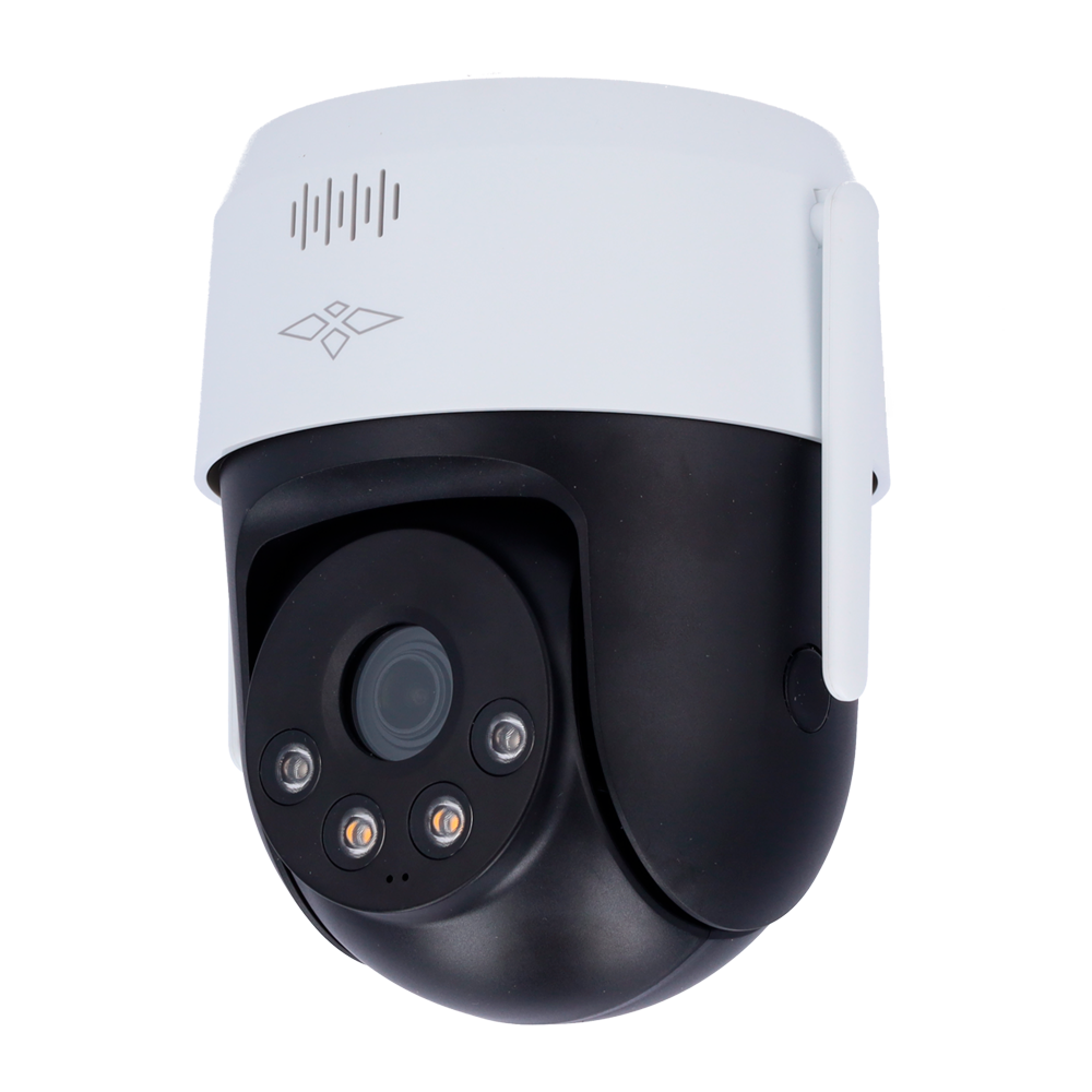 (XS-IPPT470-5ESW-FC-AI2) Caméra IP X-Security PT - 5 Mégapixel (2560 × 1920) - 1/2.8" CMOS | Objectif fixe 4mm - Détection d'humains avec dissuasion active - Double lumière: IR et lumière blanche 30m - WiFi (IEEE802.11b/g)