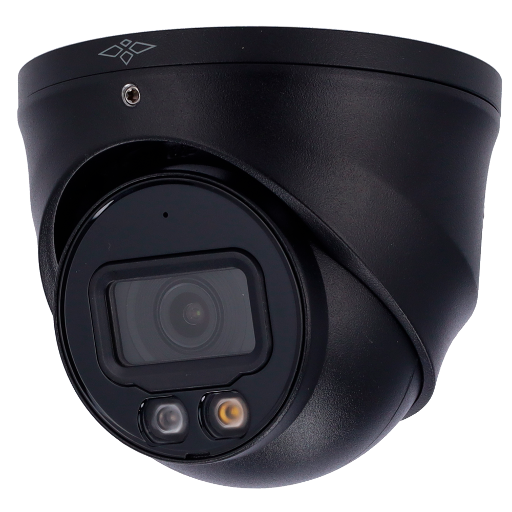 (XS-IPT981A-8P-WIZ-DL-BLACK) Caméra Turret IP X-Security Gamme PRO - 8 Megapixel (3840x2160) - Focale fixe 2.8 mm - IVS (protection du périmètre) | SMD Plus - MicroSD | Portée Dual Light 30 m - Etanche IP67 | Microphone intégré | PoE
