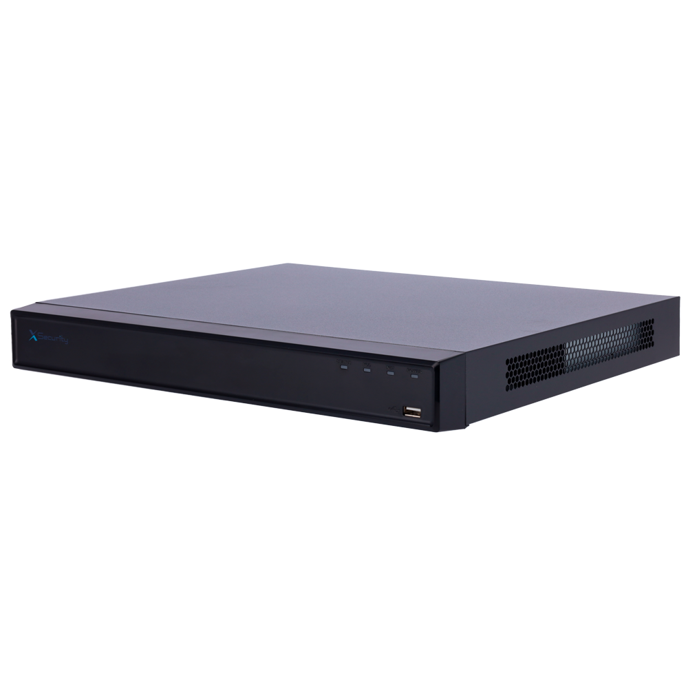 (XS-NVR6232A-16P-WIZ) X-Security NVR - Résolution maximale 32 Mégapixel - 32 CH / 16 Ports PoE af/at - Compression H.265 / H.264 | 2 HDD - Sortie HDMI 4K | Sorties d'alarme - SMD, WizSense, Metadata et AcuPick