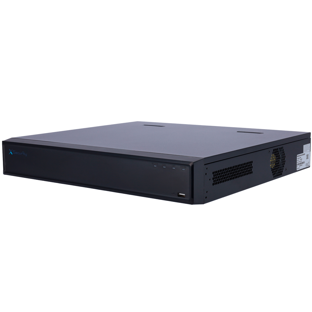 (XS-NVR6432A-MIND) X-Security NVR WizMind - Resolución máxima 32 Megapixel - 32 CH - Compresión H.265 / H.264 | 4 HDD - Salida HDMI 4K | Salidas de alarma - SMD, IVS, Metadatos y AcuPick