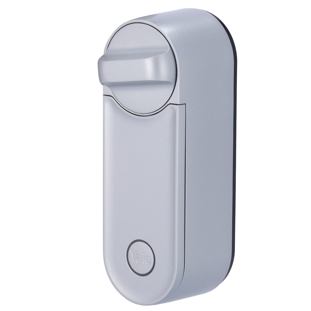 (YALE-LINUS-L2-S) Serrure à clé intelligente BLE et Wi-Fi - Invisible de l'extérieur - Installation sans manipulation de la porte - Convient aux vérins de tiers et aux YALE-CYLINDER-x - Utilisateurs invités et rapports d'accès - App Yale Home - Compatible avec Ajax