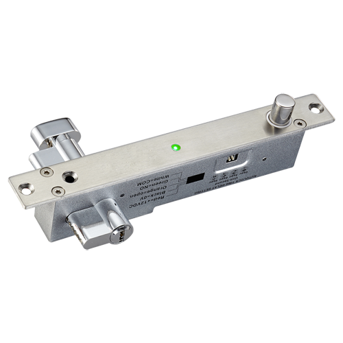 (YB-500C-LED) Serrure de sécurité électromécanique - Mode ouverture Fail Secure (NO) - Force de retenue 1000 Kg - Capteur d'état porte - Fermeture automatique programmable - Cylindre Euro inclus avec clefs