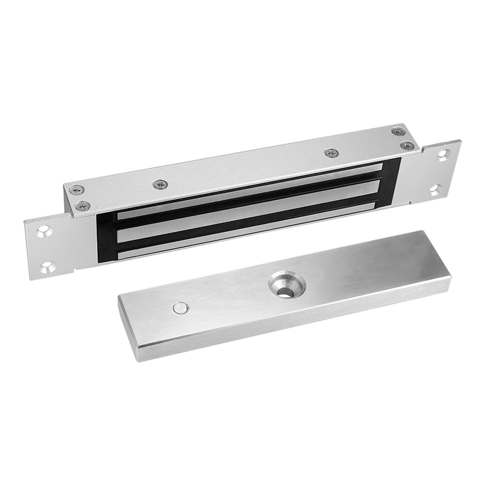 (YF-500CS) Ventouse électromagnétique - Pour porte simple - Force de maintien 500 kg - Mode d'ouverture Fail Safe (NF) - Montage encastrable - Capteur d'état