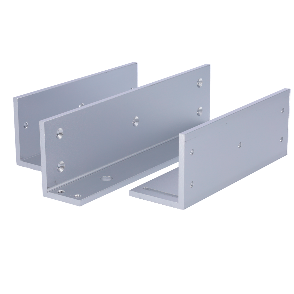 (YF-500ZL) Profil en Z pour ventouses - Compatible avec YF-500A - Pour ouverture vers l'intérieur - Composé par 3 profils L - Haute résistance et durabilité - Fabriqué en duralumin