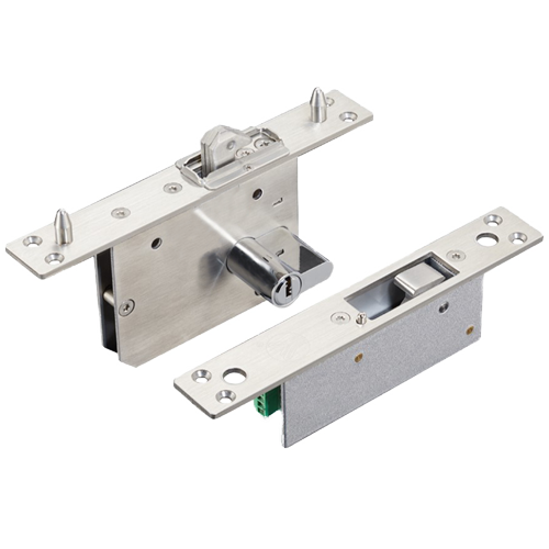 (YSD-230) Serrure de sécurité électromécanique - Mode ouverture Fail Secure (NO) - Force de maintien 800 kg | Capteur de porte - Compatible avec les portes coulissantes - Acier inoxydable SUS304 - Cylindre européen inclus avec les clés