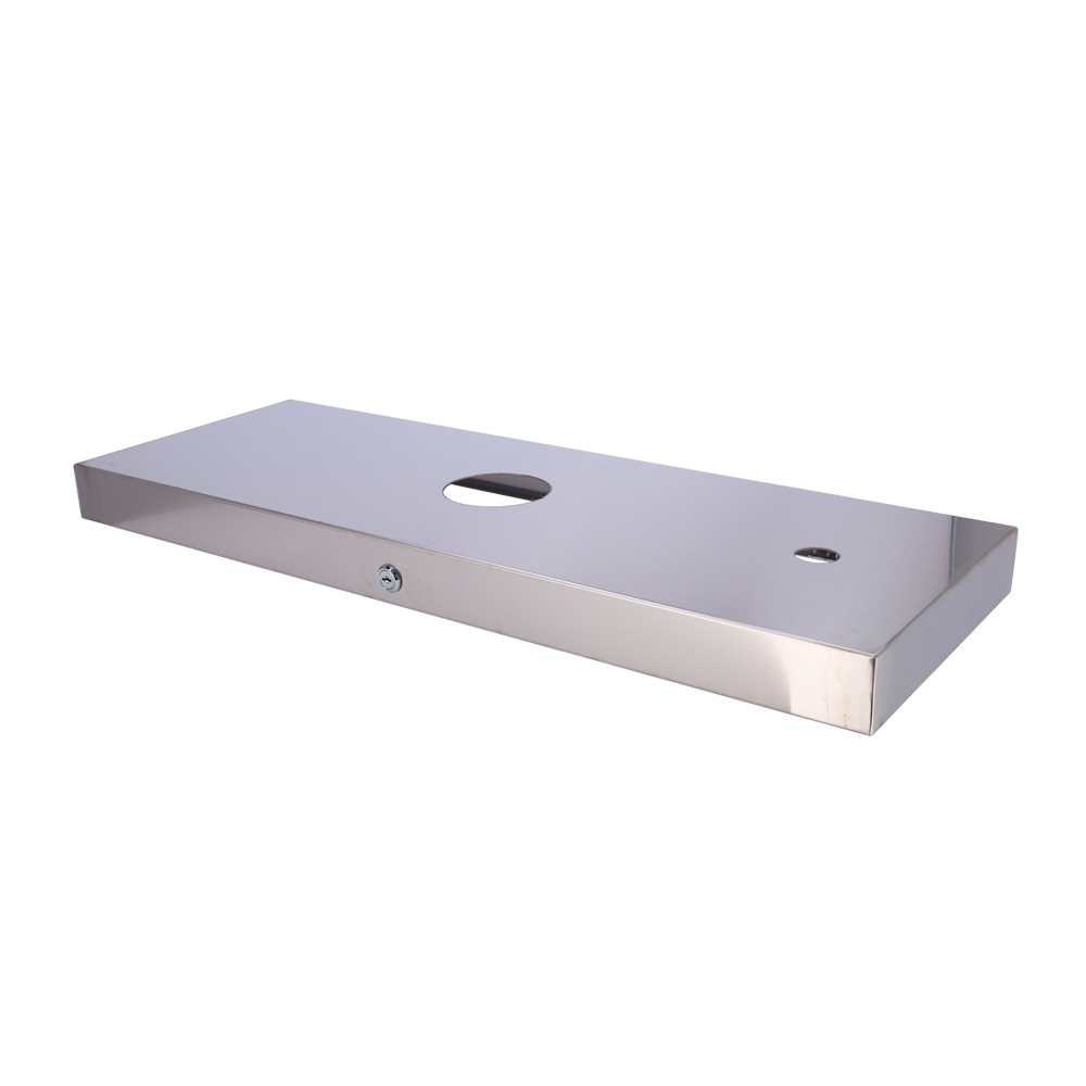 (ZK-ACC-ITC-TS2000-1) Couvercle supérieur pour tourniquet - Intégration de supports verticaux - 1 trou d'installation - Apte pour tourniquet ZK-TS2000-PRO - Fabriquée en acier inoxydable SUS304 - Installation simple