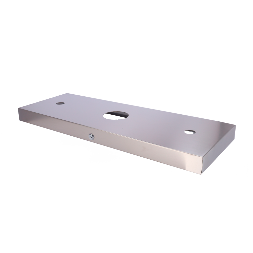 (ZK-ACC-ITC-TS2000-2) Couvercle supérieur pour tourniquet - Intégration de supports verticaux - 2 trous d'installation - Apte pour tourniquet ZK-TS2000-PRO - Fabriquée en acier inoxydable SUS304 - Installation simple