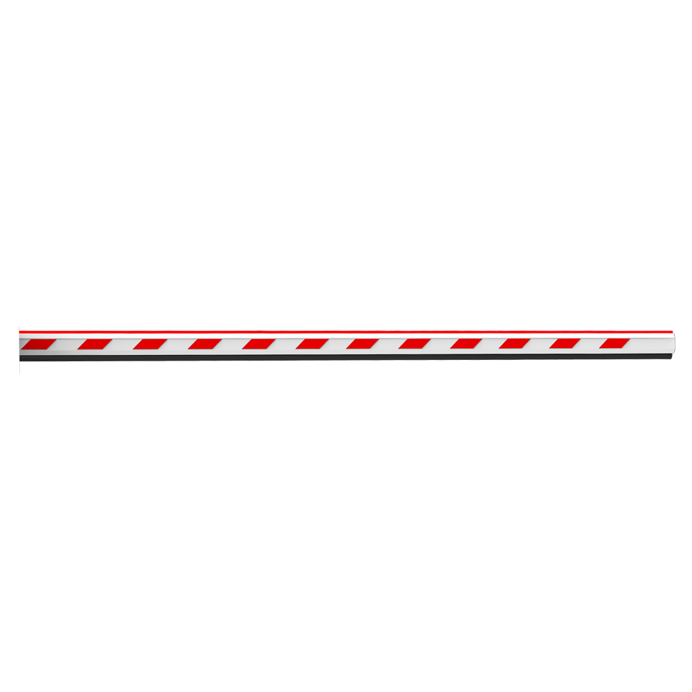(ZK-BG1000-BOOM145-L) Bras de barrière pour parking - Compatible avec ZK-BG1000x - Bras droit de 4.5 m - Fabriqué en aluminium - LED d'état : bande de caoutchouc - Installation simple