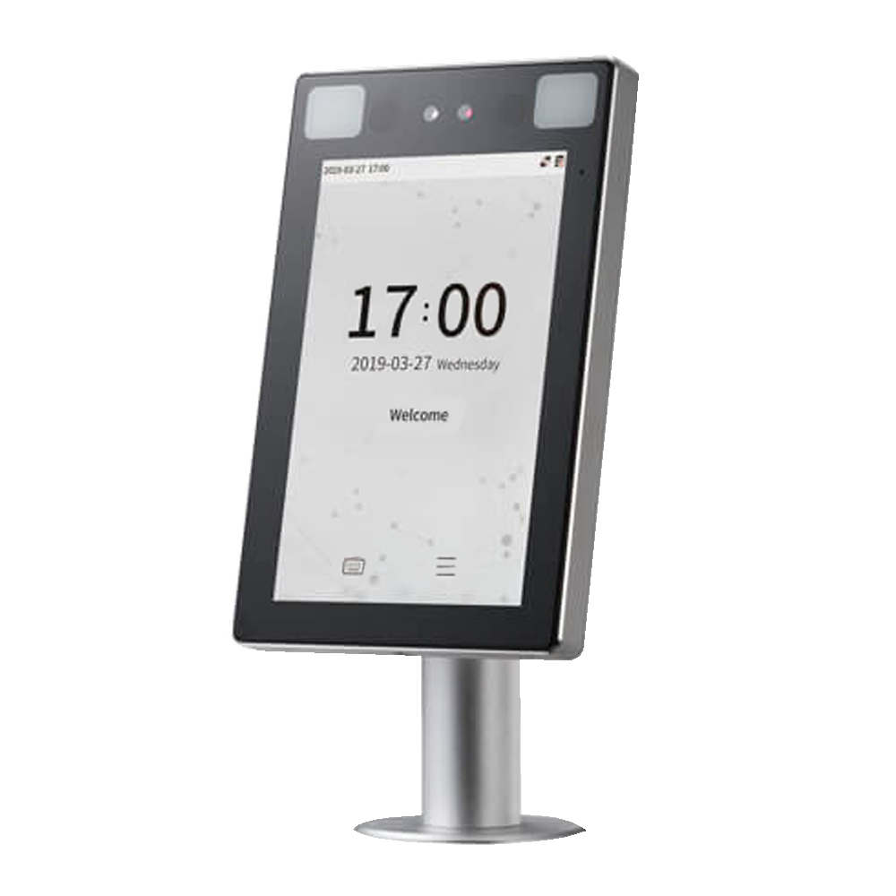 (ZK-GL-PROFACE-X-P-2-CH-W) Contrôle d'accès et de présence pour les tourniquets IP68 - Visage, paume, carte MF et code PIN - 30.000 visages | 1.000.000 registres - 8" Touch IPS | TCP/IP, Wi-Fi, RS485 et Wiegand - Soft. Présence: ZKBioTime 8 et GoTime Cloud - Soft. Accès: ZKBioCV | ZAM170