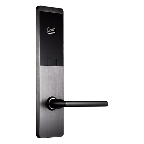 (ZK-LH6500R) Serrure d'hôtel hors ligne - Ouverture par carte MF - Backset 62.5 mm | Ouverture à droite - Autonomie 4 x piles AA - Cylindre d'urgence - Gestion avec le logiciel ZKBio CVSecurity